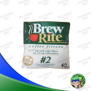 Brew Rite 40-401 #2 Cone 40 Ct