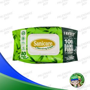Sanicare Bamboo Cleansing Wipes 80s