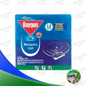 Baygon Mosquito Coil Unscented 12s