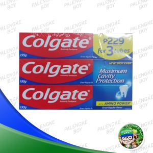 Colgate Anticavity Toothpaste 195g 3s