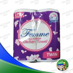 Femme All Purpose Kitchen Towel Twin 2s
