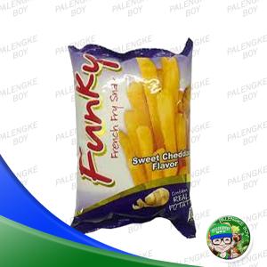 Funky French Fry Snax Sweetened Cheddar Flavor 25g