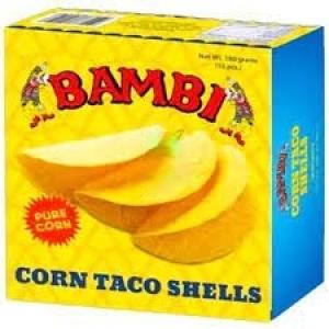 Bambi Taco Shells Pure Corn 12s