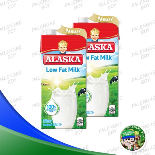 ALASKA Low Fat Milk 1L 1+1 Save 25pesos