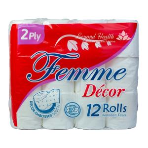 Femme Bathroom Tissue 2ply 12s