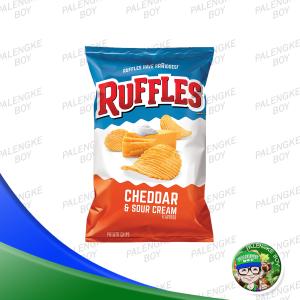 Ruffles Cheddar And Sour Cream Potato Chips 184.2g