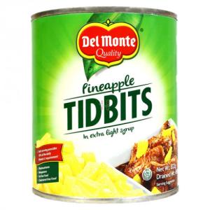 Del Monte- Pineapple Tidbits 822g