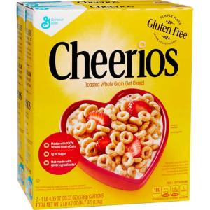 Cheerios Gluten Free Toasted Whole Grain Oat Cereal 2x576g