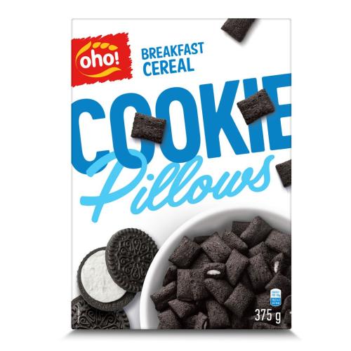 Oho Breakfast Cereal Cookie Pillows 375g