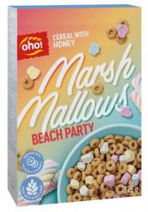 Oho Cereal With Honey Marshmallows 325g
