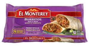 El Monterey Beef & Bean Burrito 32oz (8packs)
