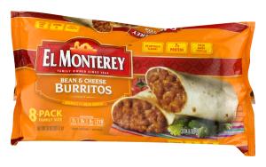 El Monterey Bean & Cheese Burrito 32oz (8packs)