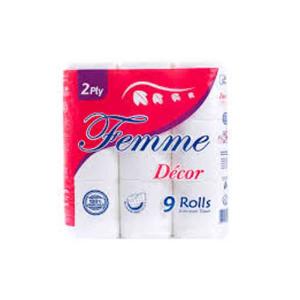 Femme Bathroom Tissue 2ply 9s