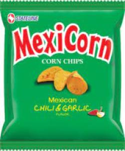 Mexicorn Corn Chips Chili Garlic 25g