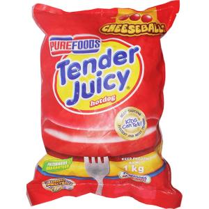 Purefoods Tender Juicy Hotdog Cheese Balls 1kg