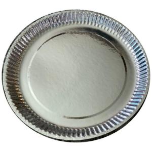Paper Plate - Silver